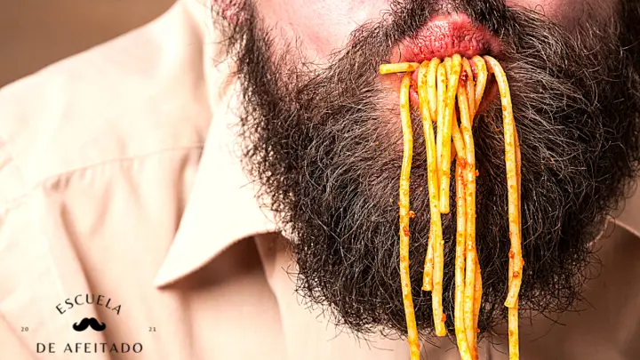 Cómo comer con barba y bigote