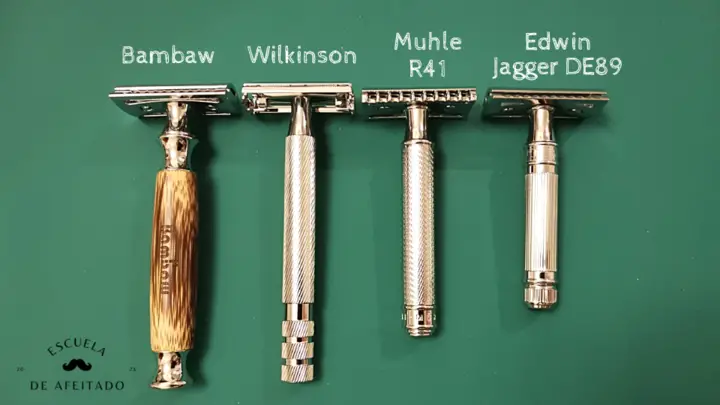Diferentes longitudes de afeitadoras clásicas